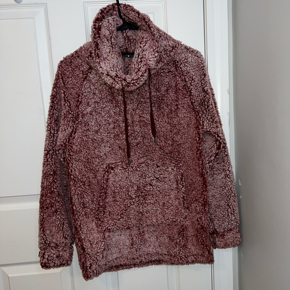 Small faux fur sweater